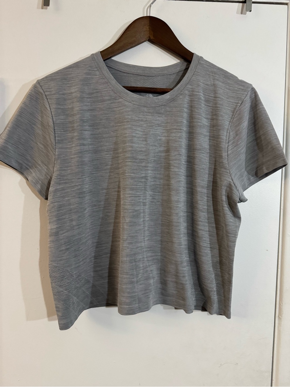 New Balance Heather Gray Short-Sleeve Crewneck Tee